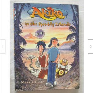 Akiko in the Sprubly Islands Hardcover Novel Mark Crilley 2000 Young Reader